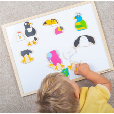 Bigjigs kreatív mágneses puzzle madarak kreatív és készségfejlesztő