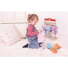 Bigjigs Pink pizsama 28 cm-es babához játékbaba felszerelés