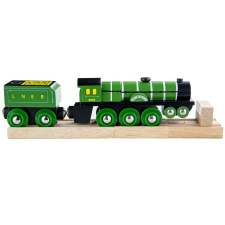 Bigjigs Rail fa Flying Scotsman mozdony kreatív és készségfejlesztő