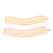 Bigjigs Rail fa íves sínek 22 cm 2 db kreatív és készségfejlesztő