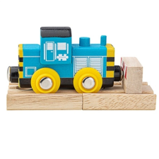  Bigjigs Rail fa mozdony Shunter kisvasút