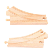 Bigjigs Rail fa Standard elágazás 2 db kreatív és készségfejlesztő
