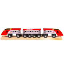 Bigjigs Rail fa Virgin Pendolino vonat kreatív és készségfejlesztő