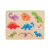 Bigjigs Toys Beépített fa puzzle - Dinoszauruszok