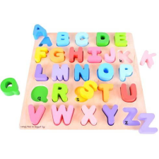 Bigjigs Toys Bigjigs Fa motorikus oktatójáték - ábécé oktatójáték
