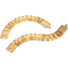 Bigjigs Toys Bigjigs Hajlékony sín 2 db kisvasút