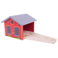 Bigjigs Toys Dupla mozdonyház - Új kiadás kisvasút
