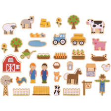 Bigjigs Toys Mágnes Farm dekoráció