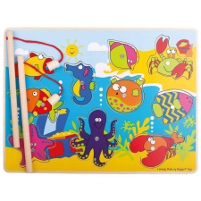 Bigjigs Toys Marine Animals mágneses horgászjáték kreatív és készségfejlesztő
