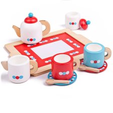 Bigjigs Toys Pöttyös Teás Készlet konyhakészlet