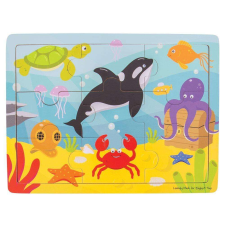Bigjigs Toys Puzzle - Vízivilág puzzle, kirakós