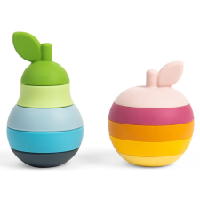 Bigjigs Toys Stacking Apple & Pear egymásba rakható poharak 1 y+ 2x5 db készségfejlesztő