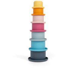 Bigjigs Toys Stacking Cups egymásba rakható poharak 7 db készségfejlesztő