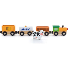 Bigjigs Viga Vonat - Farm/tanya (V50821) kisvasút