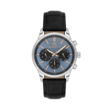  BIGOTTI MILANO Quotidiano Leather Steel Blue férfi karóra BG110733-4 karóra