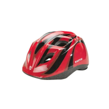 BikeFun Junior gyerek bukósisak, M-es (52-56 cm), piros kerékpáros sisak