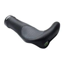 BikeFun Tour ergonómikus bilincses markolat, 138 mm, fekete-szürke, fekete bilinccsel kerékpár kormány