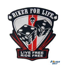 Biker for life hátfelvarró, nagyméretű ajándéktárgy
