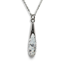 Bilion - Swarovski kristályos ezüst nyaklánc nyaklánc