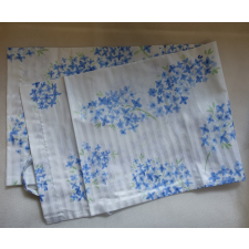Billerbeck Elegante hengerpárna huzat, 40x15 cm, Kék virágos (07) lakástextília