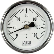  Bimetál hőmérő 63/0°+120°C 30mm borászati kellék