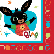 Bing Red szalvéta 16 db-os 33x33 cm papírárú, csomagoló és tárolóeszköz