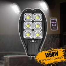 Bingoo 1500W napelemes utcai led lámpa kültéri világítás
