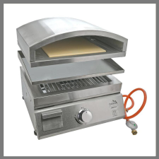 Bingoo Cattara NAPOLI asztali gázgrill + pizza sütő + grilllap 14101 pizzasütő