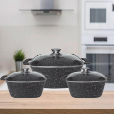 Bingoo Cheffinger CF-SQC01 6 részes négyzet alakú edényszett edény