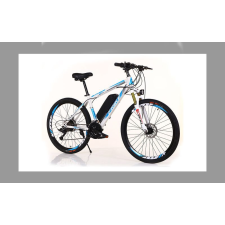 Bingoo Frike Hybrid Elektromos kerékpár fehér-világos kék 250W 60km holm8377 elektromos kerékpár