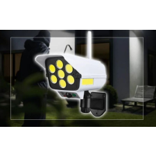 Bingoo Napelemes, mozgásérzékelős álkamera alakú LED lámpa CL877B megfigyelő kamera