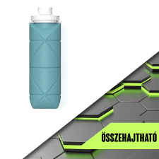 Bingoo Összecsukható szilikon kulacs kulacs, kulacstartó