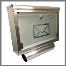 Bingoo Postaláda 390x400x100mm rozsdamentes acél újságtartóval HMB4039N postaláda