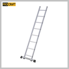 Bingoo PROCRAFT alumínium egyrészes létra 230cm 1x9 PLA1.230 létra és állvány