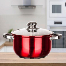Bingoo Rozsdamentes fazék MAESTRO Red 2,8 L 48HF09RC18 edény