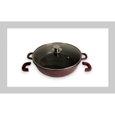 Bingoo SILVER KING - MÁRVÁNYBEVONATÚ LAPOS LÁBAS (28CM) - SR-3028 edény