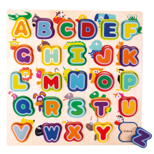  Bino 70252 Angol ABC formaillesztő puzzle +2 éves kortól kreatív és készségfejlesztő