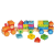 Bino Toys színes építhető fa vonatszett (82142)