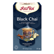 BIO Fekete chai tea 17x2,2g Yogi Black Chai gyógytea