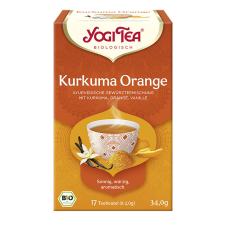 BIO Kurkuma narancs tea 17x2,0g Yogi Kurkuma Orange tea