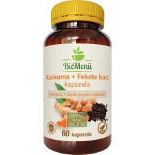 Bio Menü BioMenü bio kurkuma+fekete bors kapszula 60 db gyógyhatású készítmény