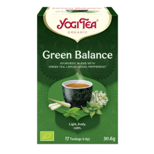 BIO Zöld tea egyensúly 17x1,8g Yogi Green Balance tea