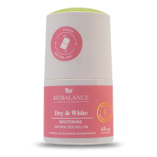 Biobalance Dry&White 48h Fehérítő Hatású Golyós Dezodor 50 ml dezodor