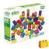  BiOBUDDi BB-0011 | bio építőjáték | 40 db építőkocka | Tanulj építeni - 100% kompatibilis minden más kedvelt márkával
