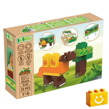 BiOBUDDi BB-0186 | bio építőjáték | Stegosaurus - 100% kompatibilis minden más kedvelt márkával barkácsolás, építés