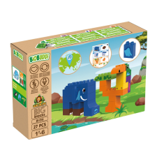 BiOBUDDi BiOBUDDi BB-0106 | készségfejlesztő bio építőjáték | Dzsungel barkácsolás, építés