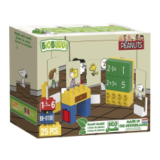 Biobuddi Snoopy - Építőjáték - Iskola (konstruáló játék) - A játék LEGO DUPLO kompatibilis barkácsolás, építés