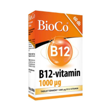 BioCo BioCo B12-vitamin 1000mcg tabletta 60db vitamin és táplálékkiegészítő