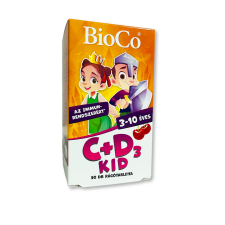  BioCo C+D3-Vitamin Kid Cseresznyés Rágótabletta 90db vitamin és táplálékkiegészítő