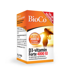 BioCo D3-vitamin Forte 4000IU 100db tabletta vitamin és táplálékkiegészítő